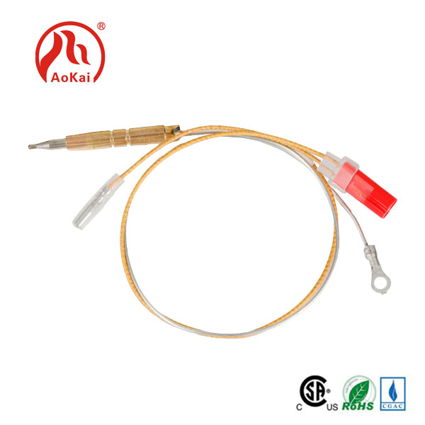 Ji bo Gasewata Gazê Sensora meewitandina Thermocouple Wire Brass